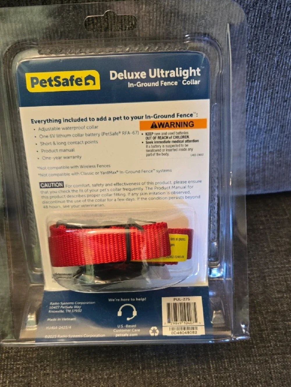 PetSafe Deluxe Ultralight In-Ground Fence Collar – Black